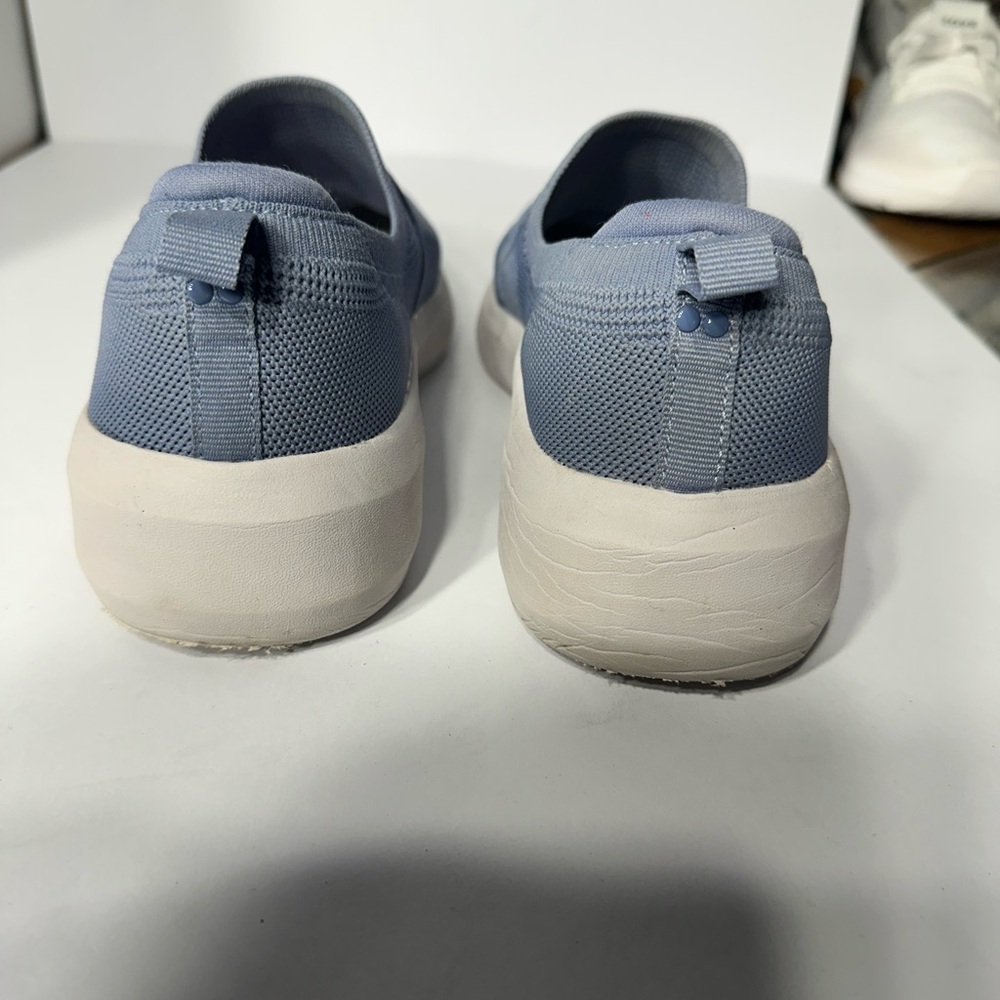 Blue Mesh Slip-On Sneakers womens Band pre owned 9 - Picture 3 of 5